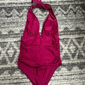 Cupshe Fuchsia One Piece Swimsuit